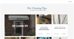 Desktop Screenshot of drycleaningtips.com